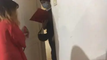 Kurir Paket Garap Ibu Rumah Tangga Ganas poster
