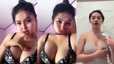 Selebgram Widianti Buka Baju Live IG poster